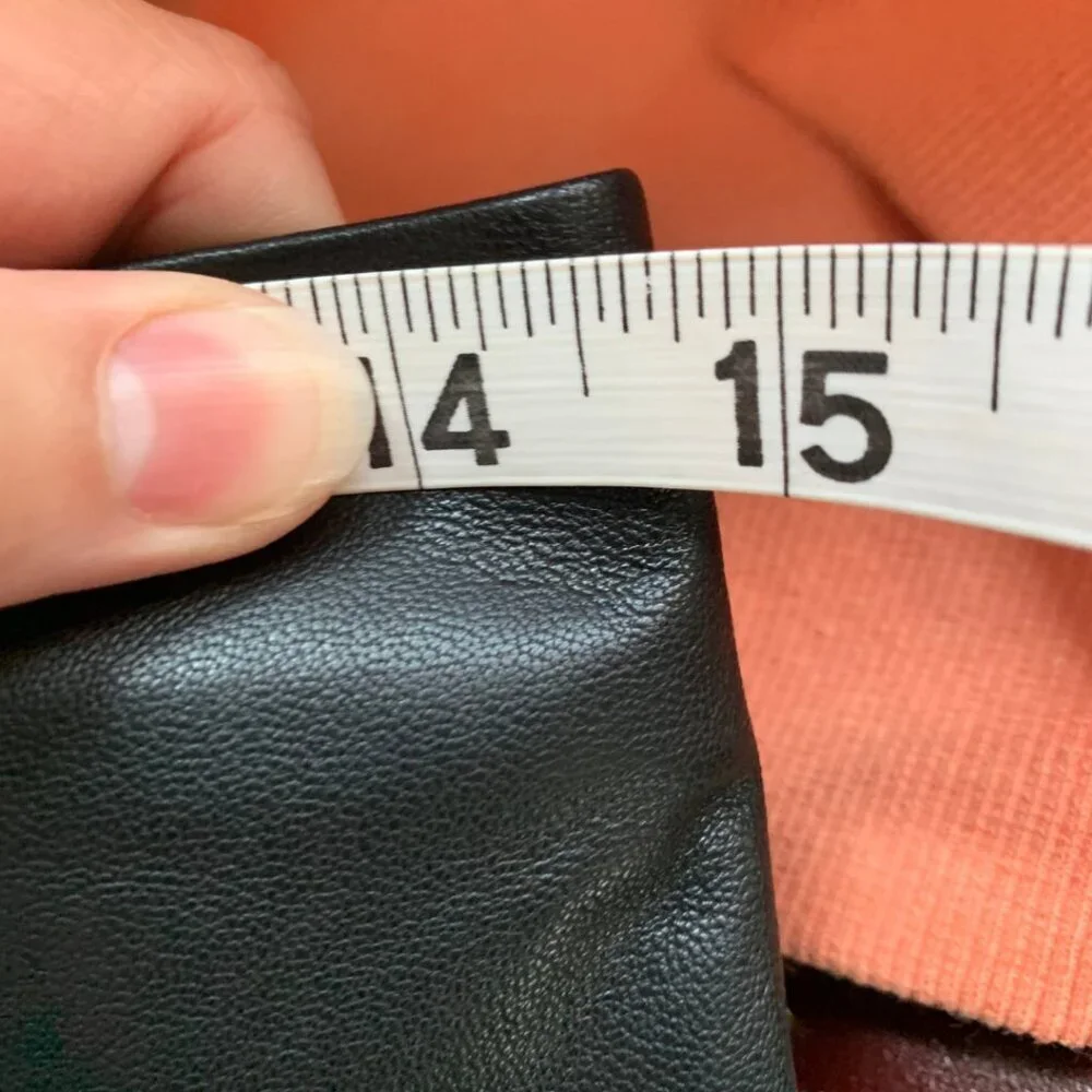 Hugo Boss Black Lambskin Leather Pencil Skirt Womens Size 4 - Picture 6 of 12